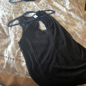 Shear Black stylish tank top